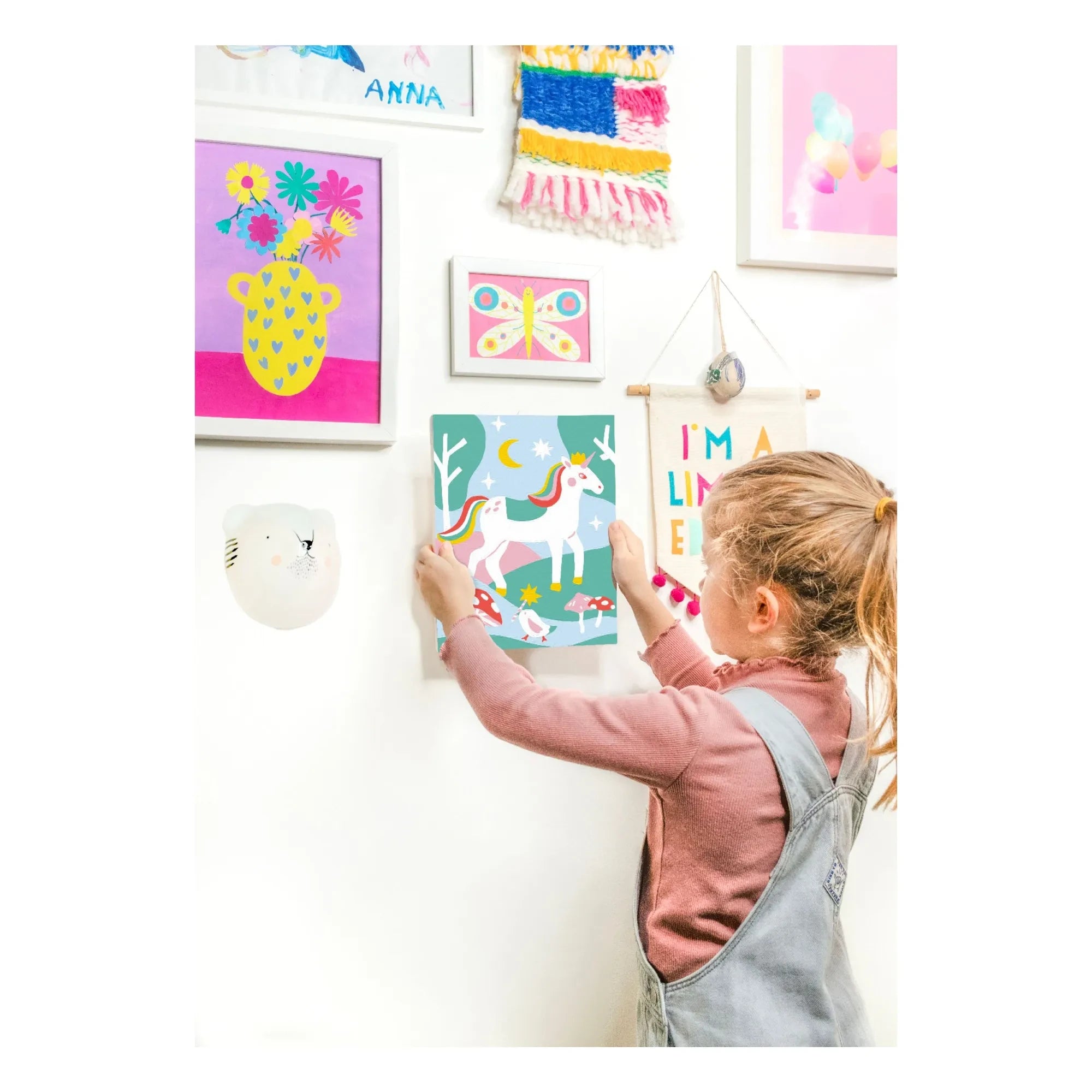 La Petite Épicerie - Pintura por números para niños - Unicornio y Piou