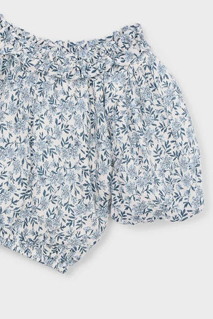 Blusa de algodón para niña Mayoral