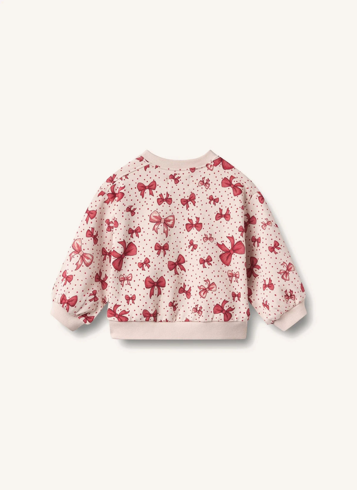 Wheat - Sudadera Lia con Nudo, Algodón Orgánico | Rosa azúcar