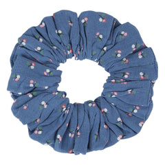 Emile et Ida - Coletero floral de algodón orgánico | Azul