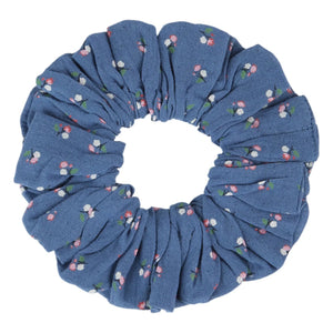 Emile et Ida - Coletero floral de algodón orgánico | Azul