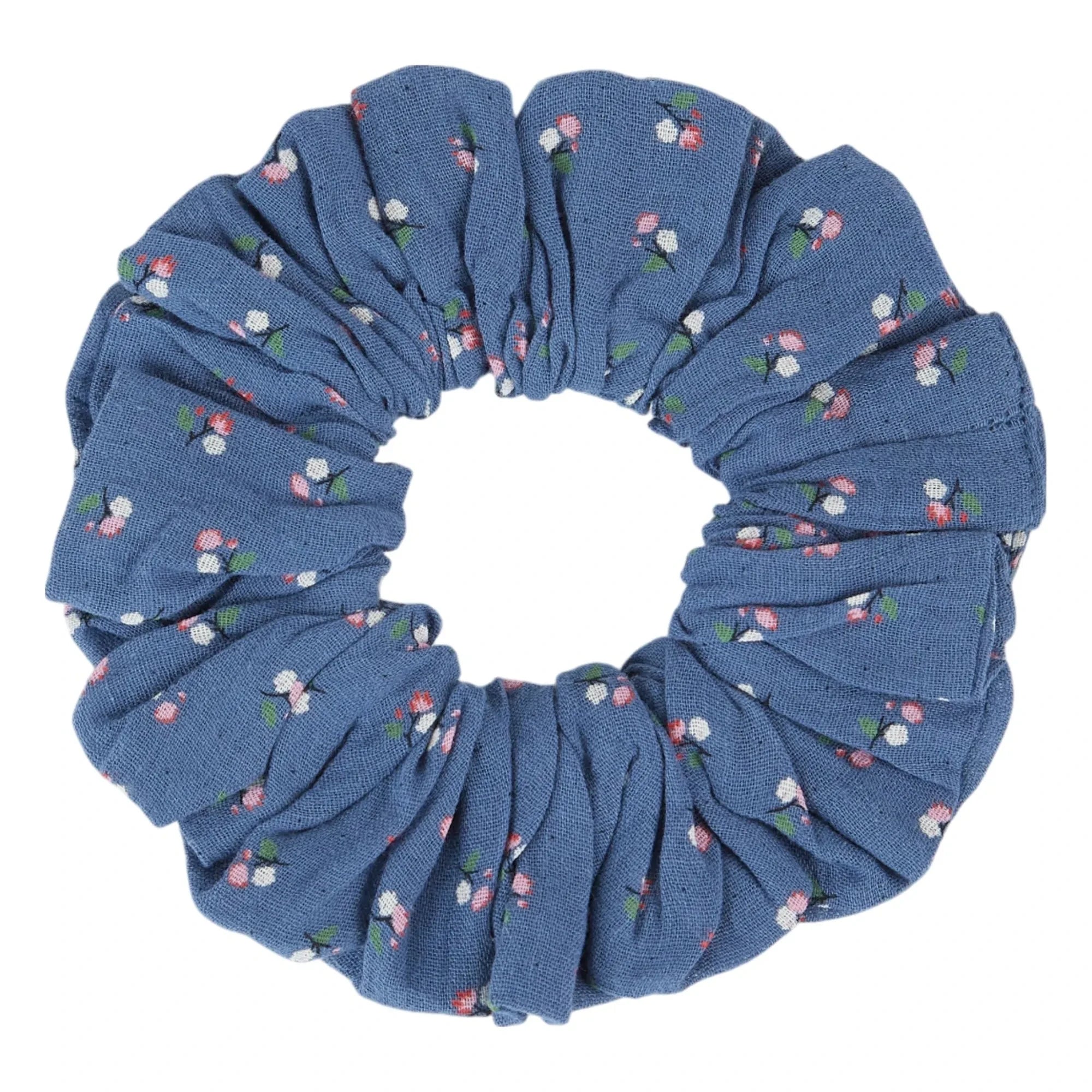 Emile et Ida - Coletero floral de algodón orgánico | Azul