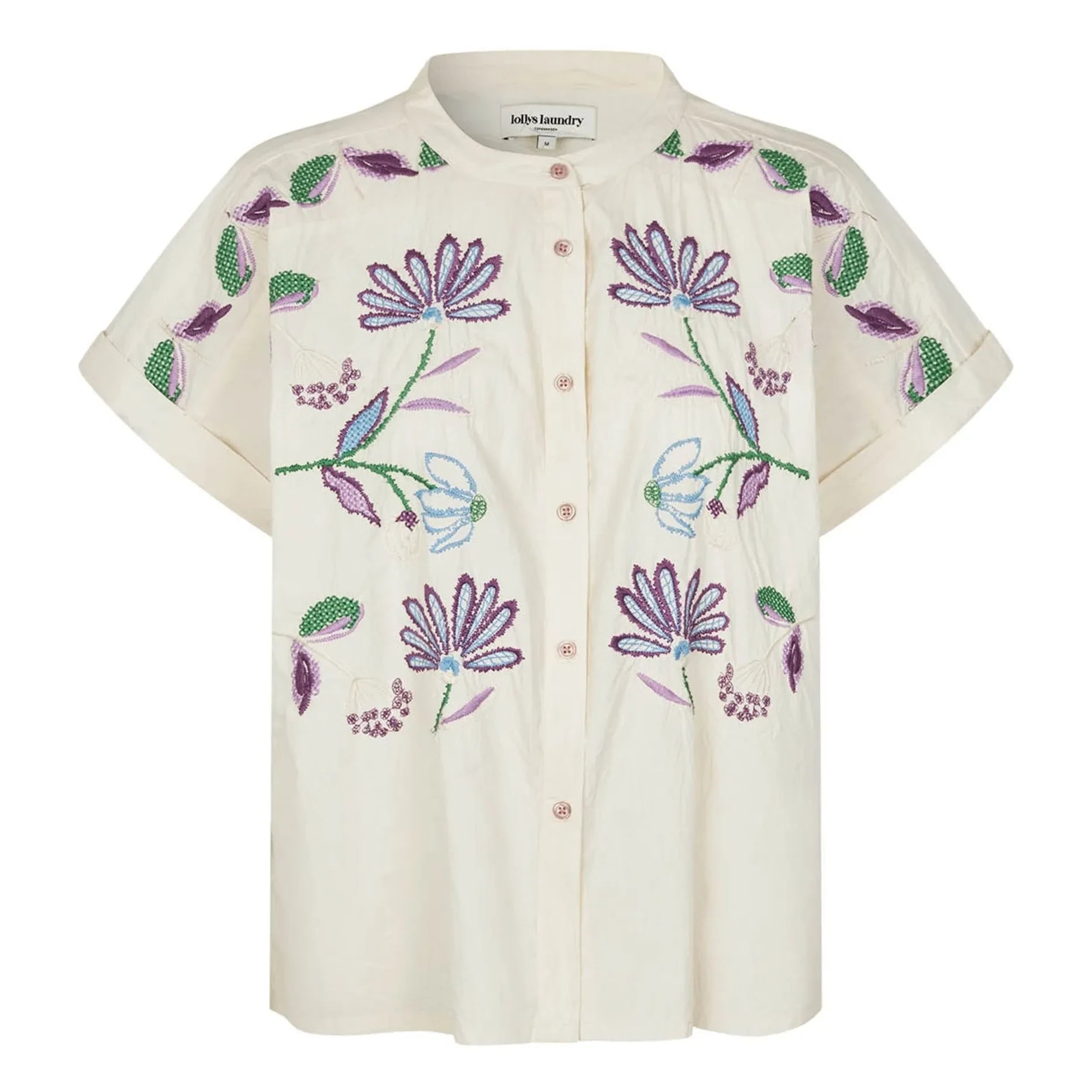 Lollys Laundry - Blusa de algodón Mya | Crema