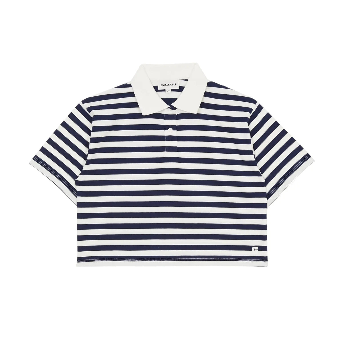 Smallable Kid - Polo Varsity de rayas | Azul negro