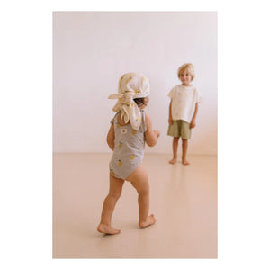 Studio Bohème - Traje de baño de algodón orgánico Roberta Lemons | Azul claro