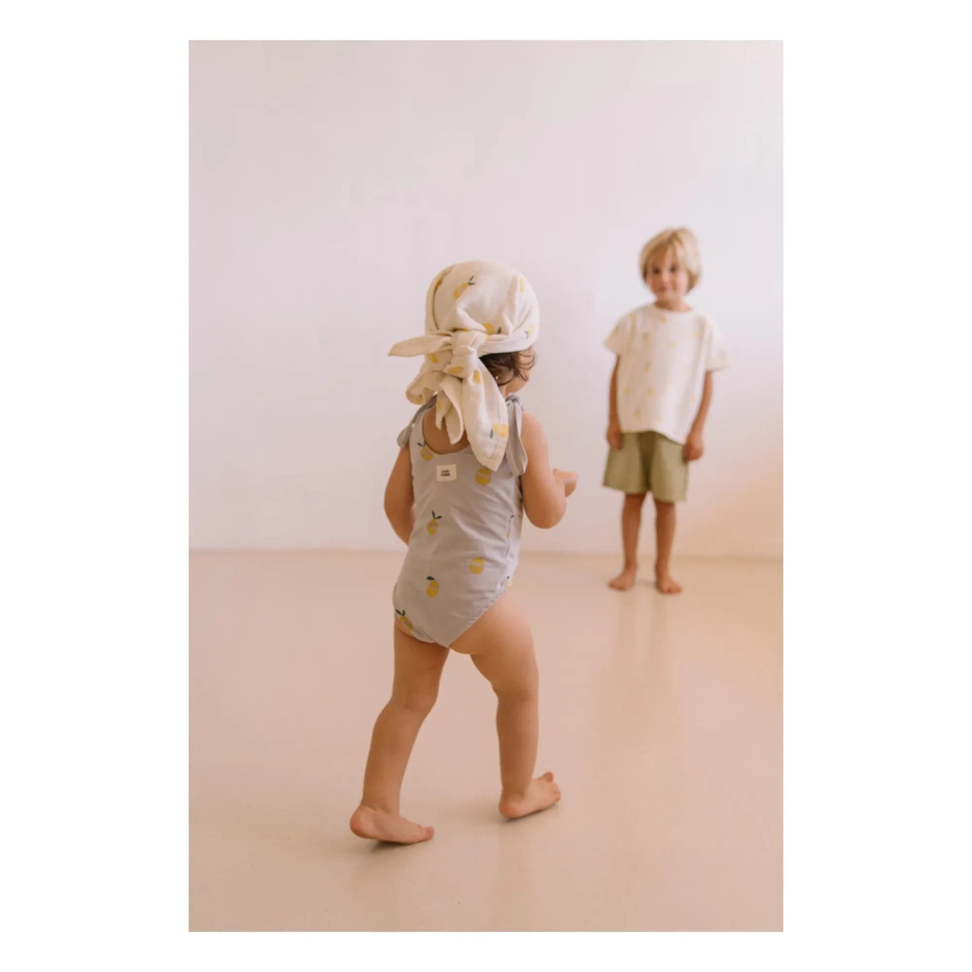 Studio Bohème - Traje de baño de algodón orgánico Roberta Lemons | Azul claro