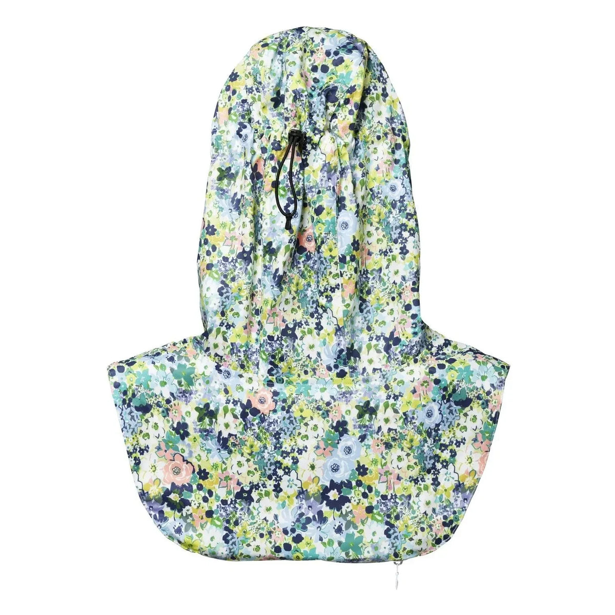 Fudoon - Sudadera con capucha impermeable de flores | Azul
