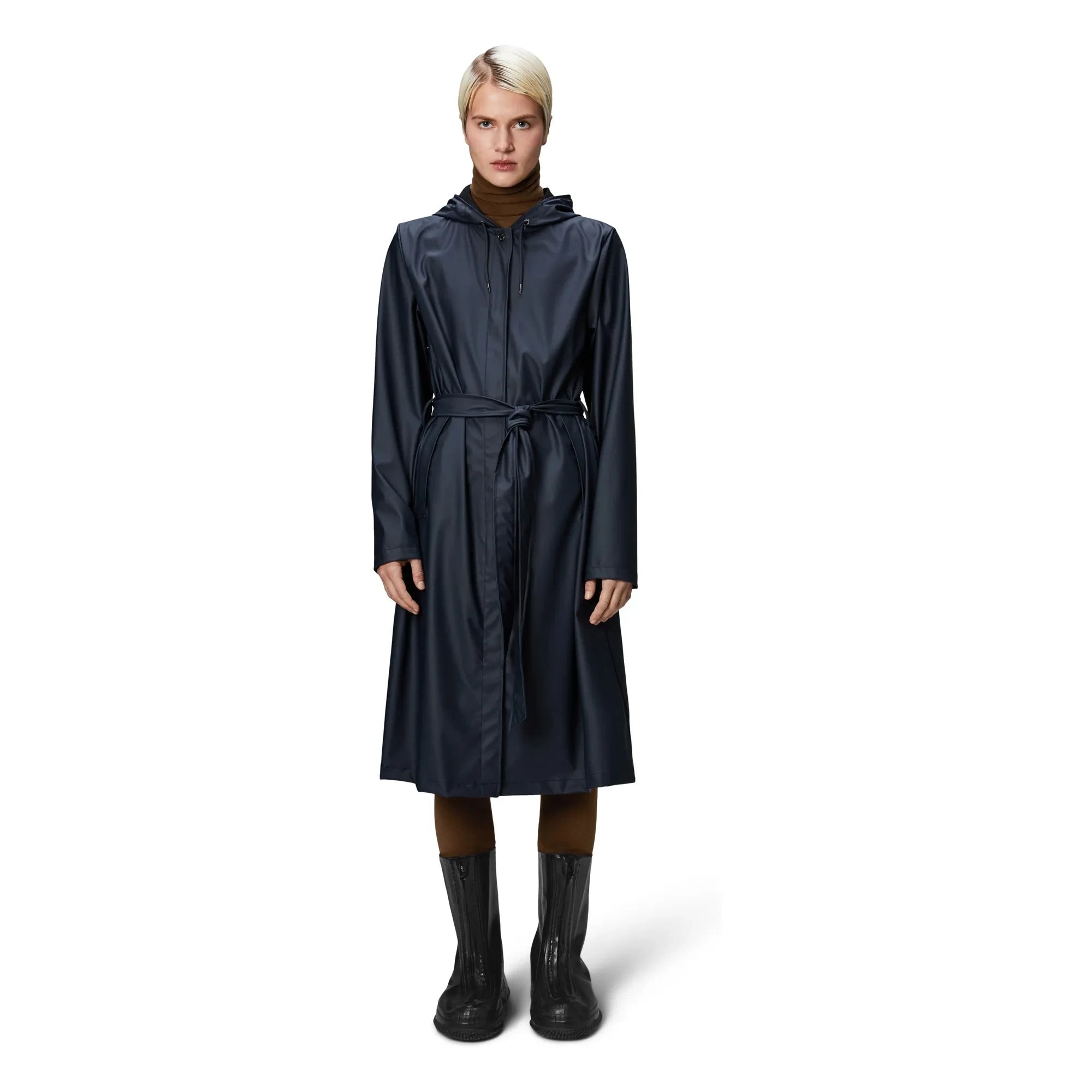 Rains - Impermeable Long Hooded | Azul Marino
