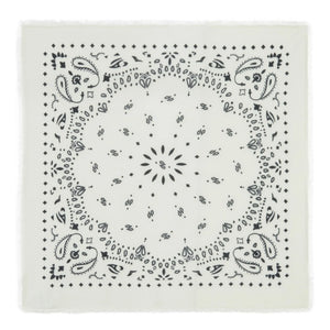 Kujten - Bandana de cachemira Hachiko | Blanco