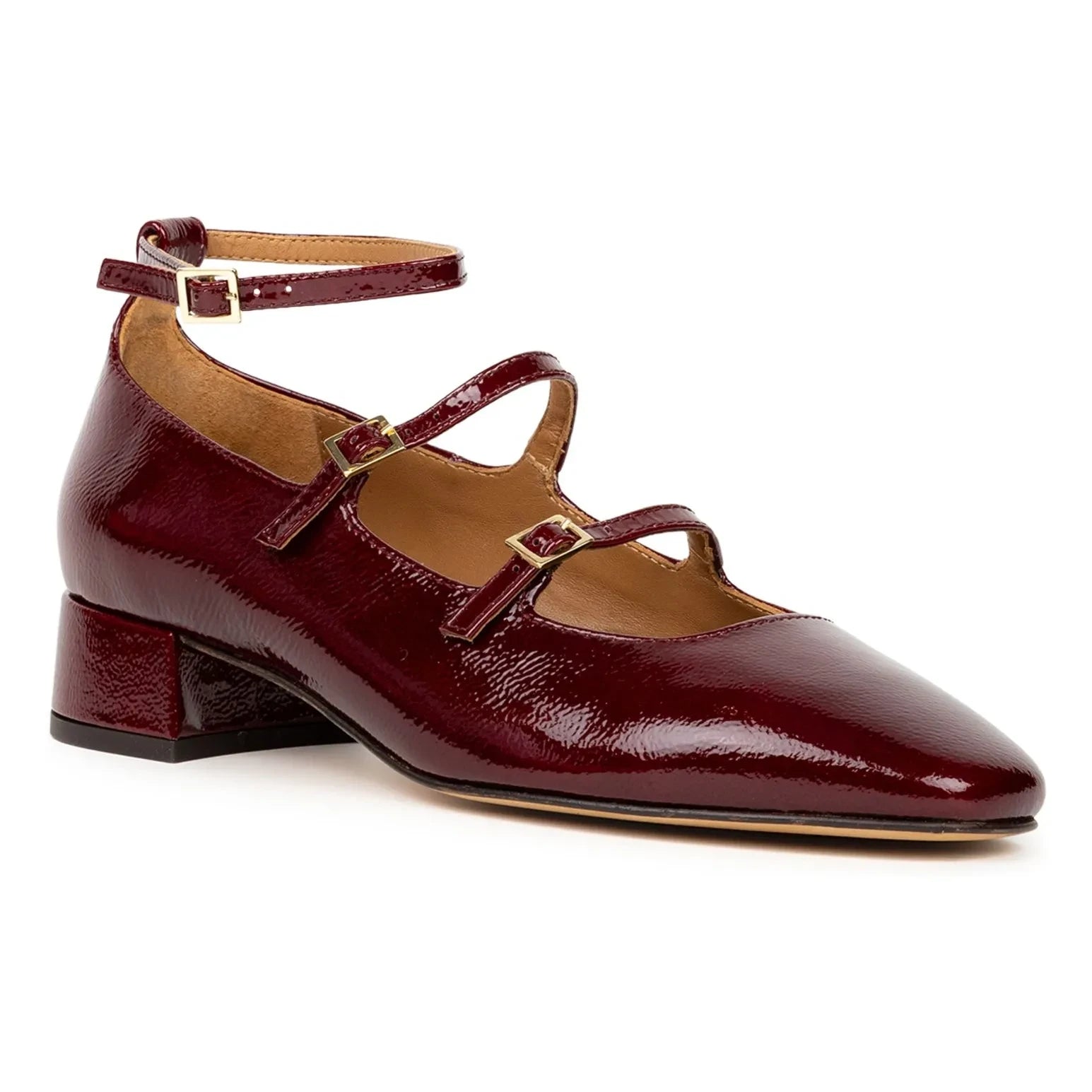 Bobbies - Zapatillas Rugan arrugadas Suzie | Burdeos