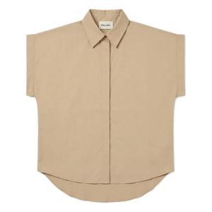 Smallable Mujer - Camisa Crop Bella | Marrón helado