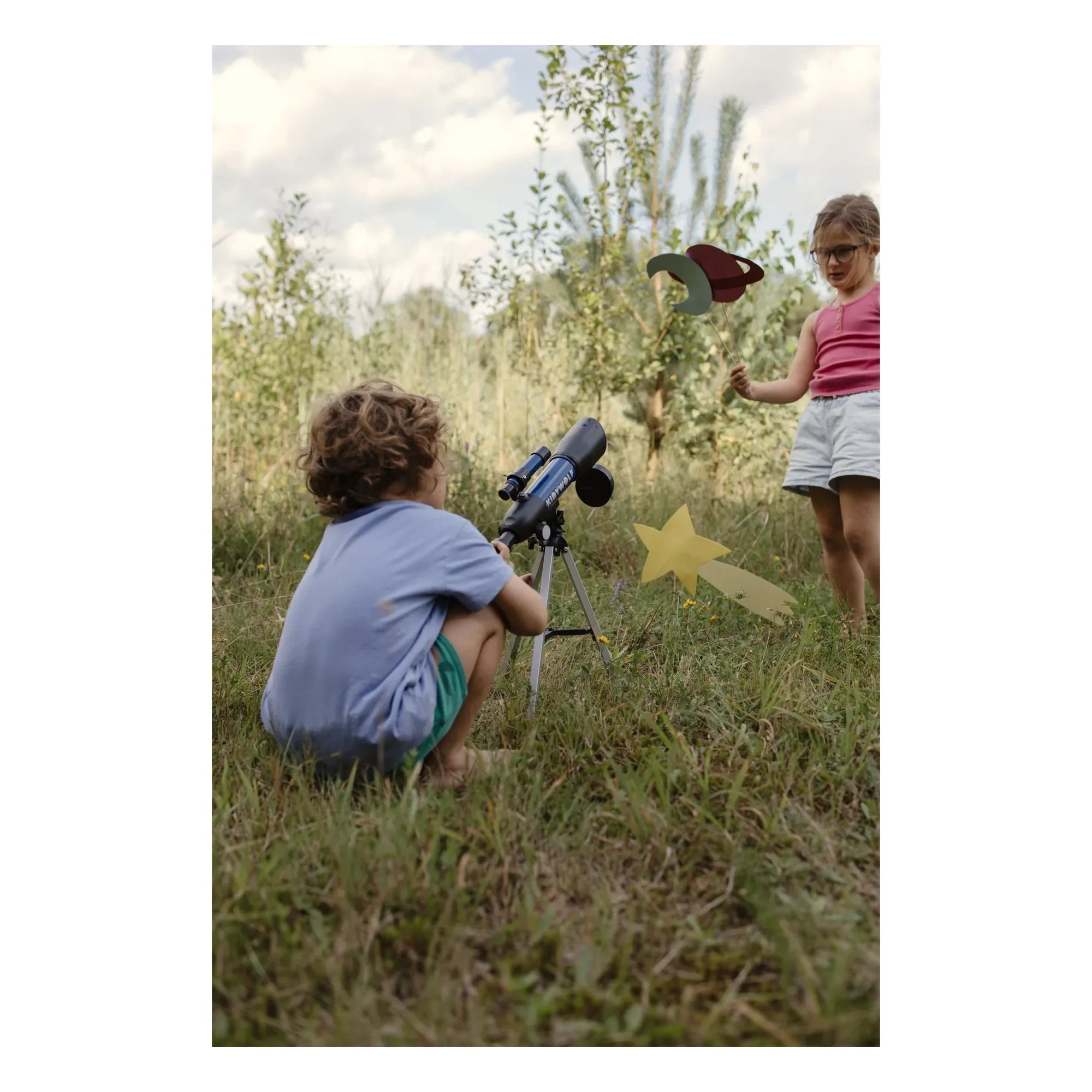 Kidywolf - Telescopio monocular Kidytelescope | Azul noche