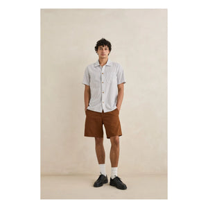 Rhythm - Camisa de manga corta a rayas | Gris claro