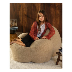 Wigiwama - Sillón individual Momo Teen Teddy | Beige