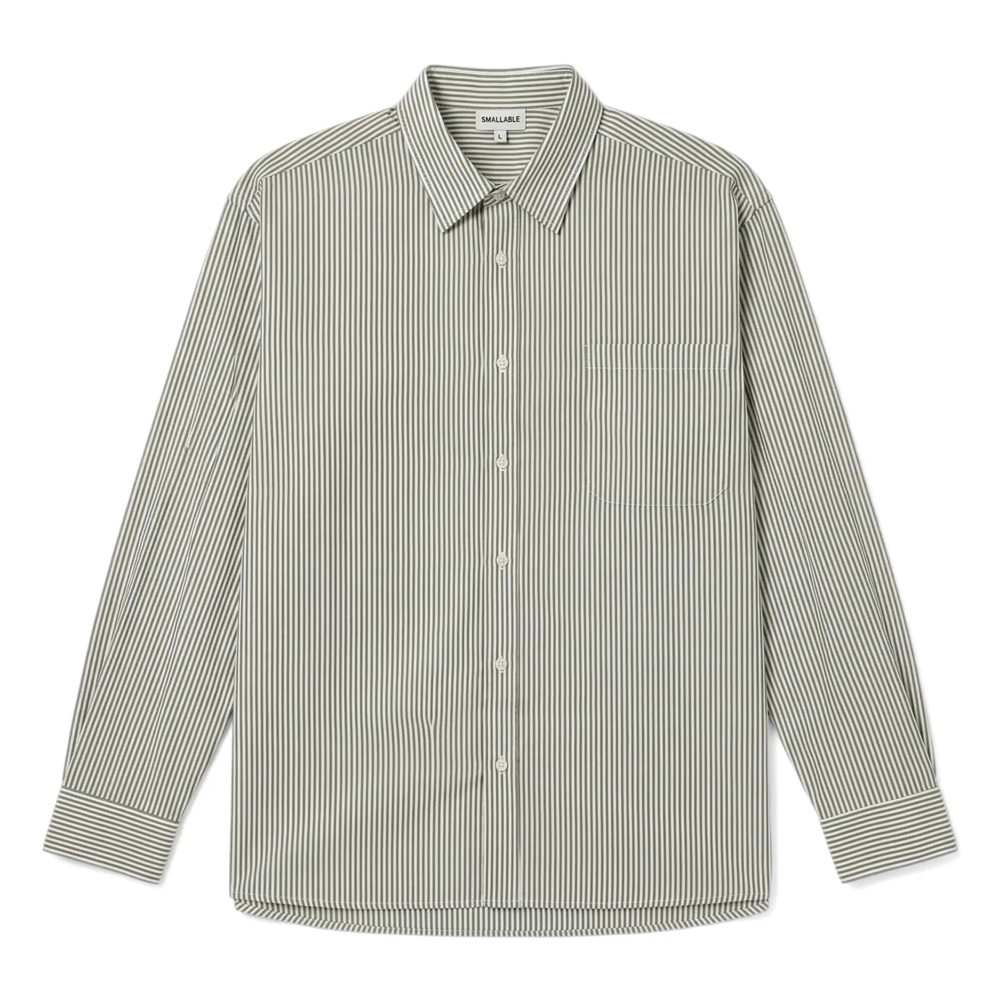 Smallable Man - Camisa a rayas Zola | Verde bosque