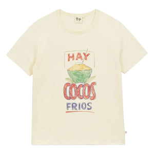 a.p - Camiseta de algodón orgánico Cocos | Crudo