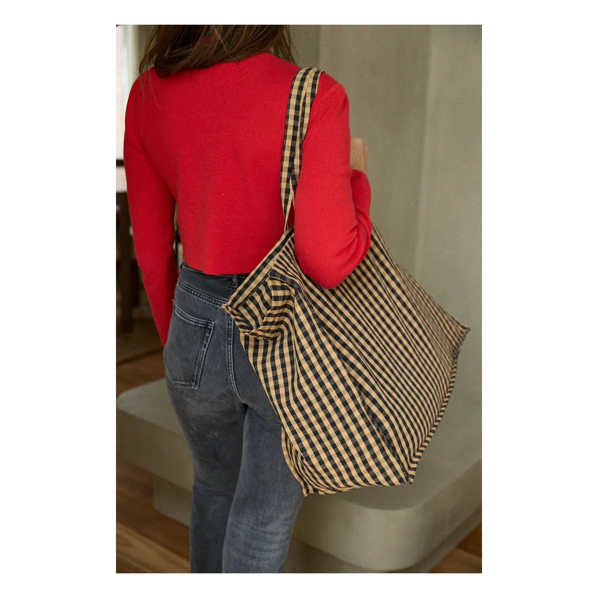 Gabrielle Paris - Bolsa de fin de semana Vichy | Café