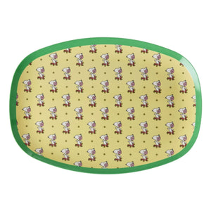 Arroz - Plato de melamina - Arroz x Snoopy