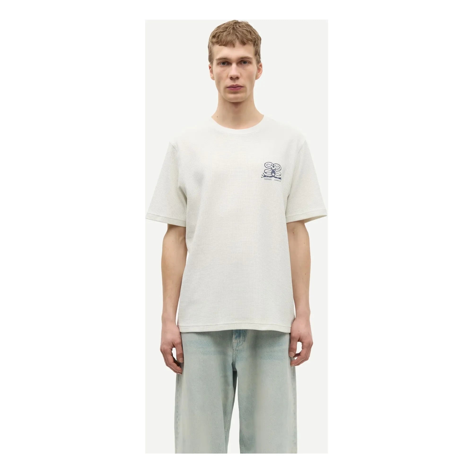 Samsoe Samsoe - Camiseta de algodón Safellow | Crema