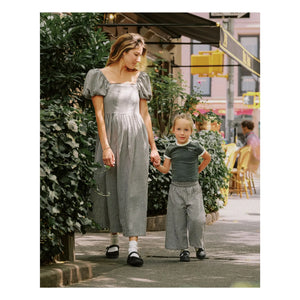 Rylee + Cru - Pantalón de cuadros vichy | Negro