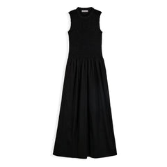 Maria de la Orden - Vestido de algodón Saint Barth | Negro