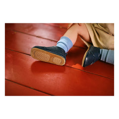 Melton - Pantuflas de cuero | Azul marino