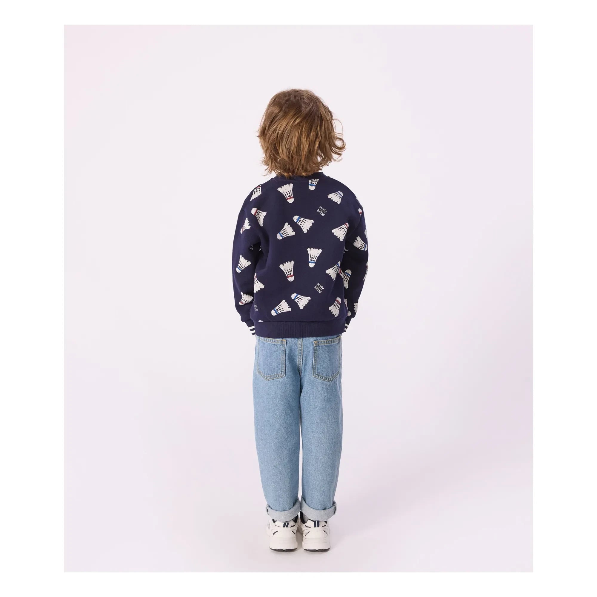 Petit Bateau - Forro polar de bádminton | Azul noche
