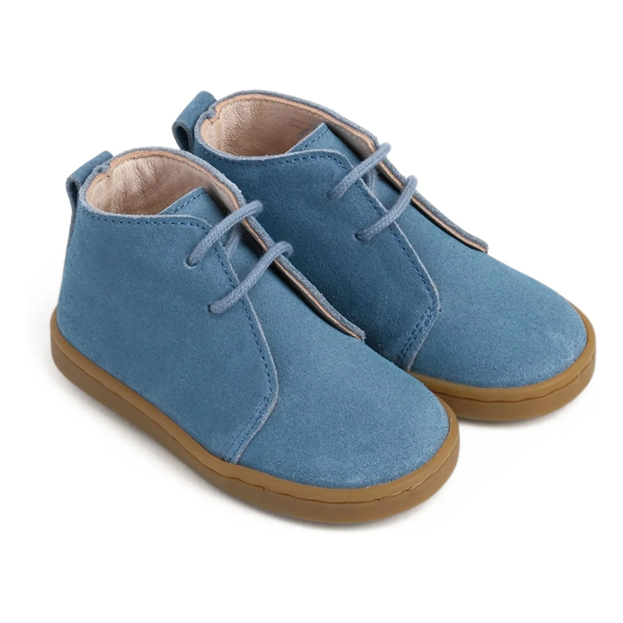 Lazare - Zapatillas con cordones de ante Raoul | Azul denim