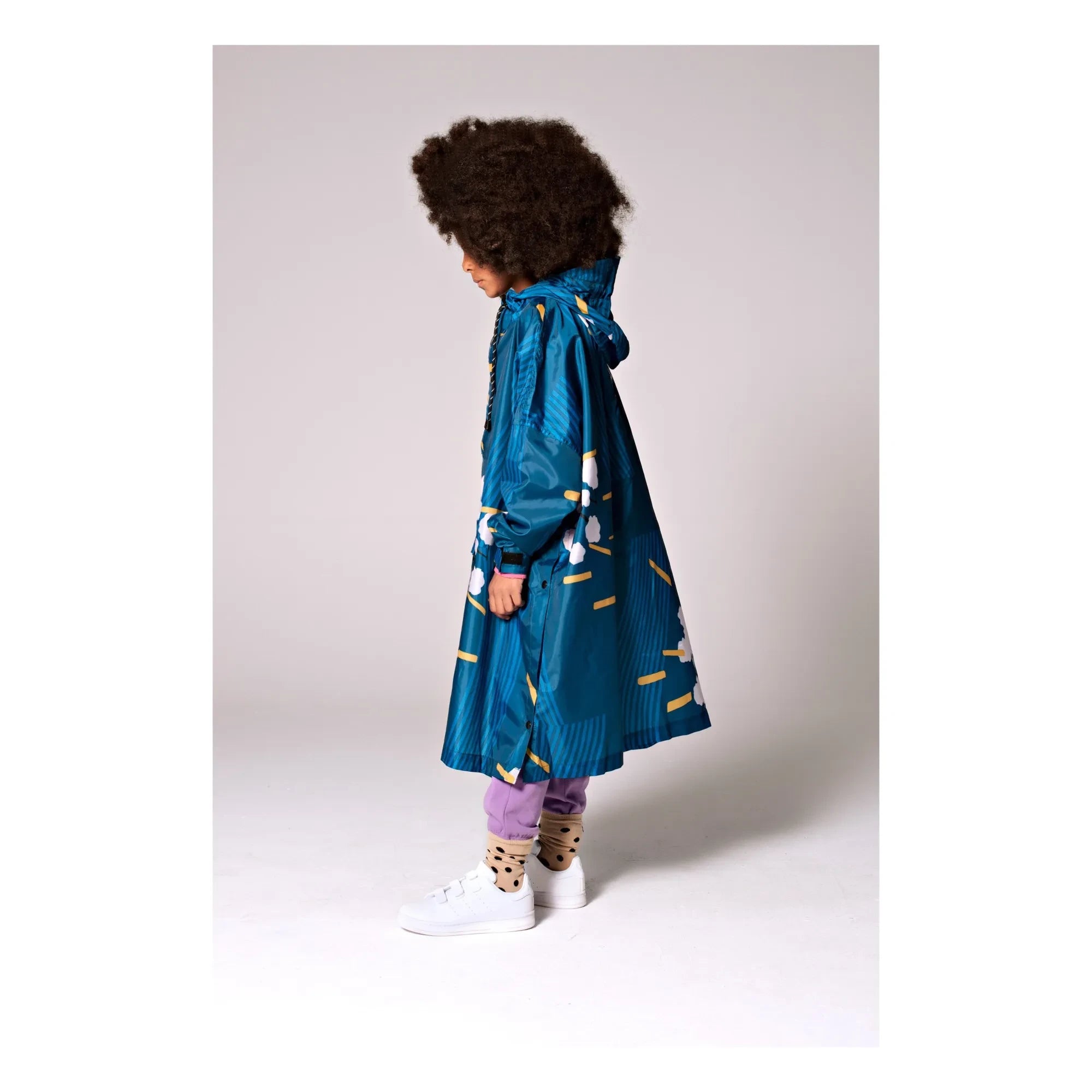 Rainkiss - Chubasquero Japanese Blossom - Colección Infantil | Azul