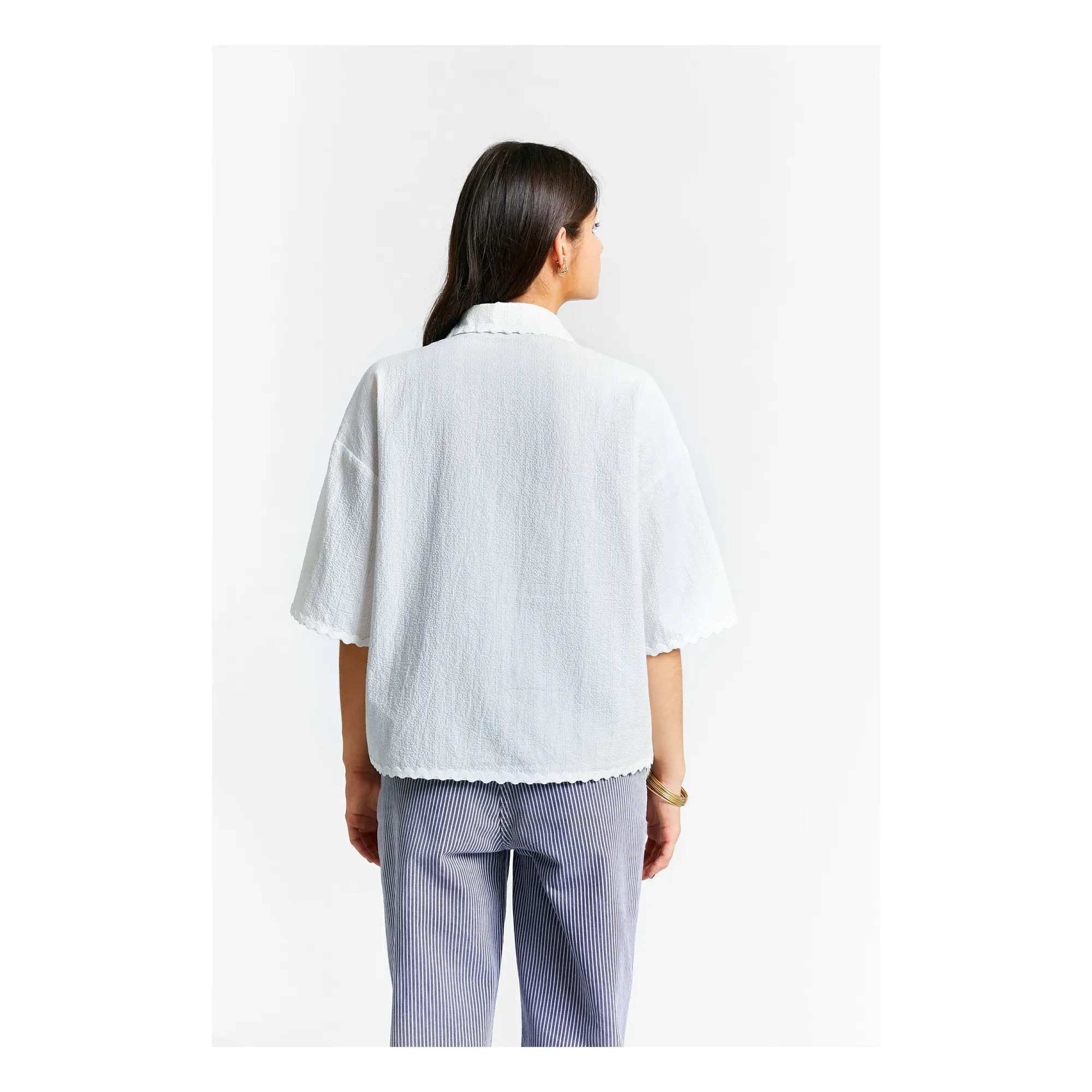 Indee - Camisa a rayas | Blanca