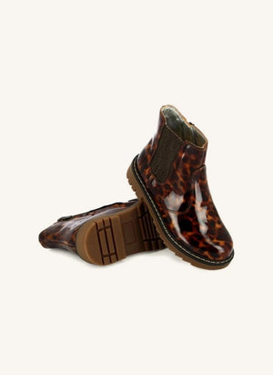 Pom d'Api - Boots Sid JodZip Mermer Desenli Rugan | Kahverengi