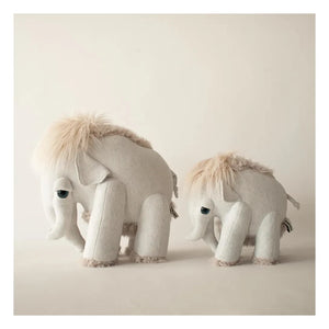 Bigstuffed - Bigstuffed x Smallable Peluche Mamut Dev - 45 cm | Gris claro