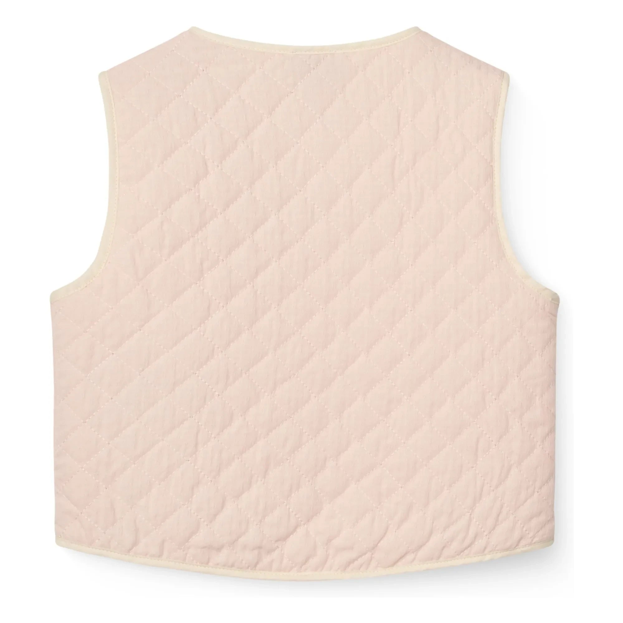 Copenhagen Colors - Chaleco acolchado sin mangas de algodón orgánico | Rosa claro