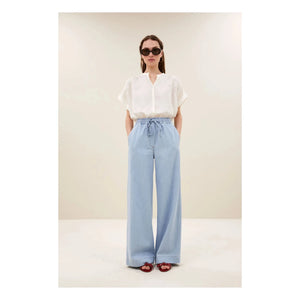 Blusa de algodón orgánico By Bar - Ally | Blanco