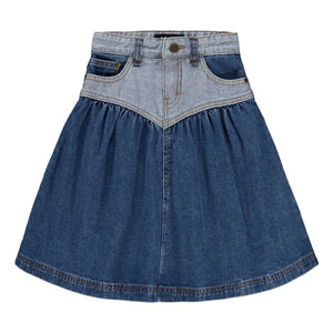 Molo - Becca Denim Organik Pamuk Etekler | Mavi