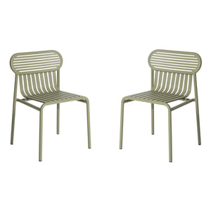 Petite friture - Sillas Weekend - Set de 2 | Verde Jade