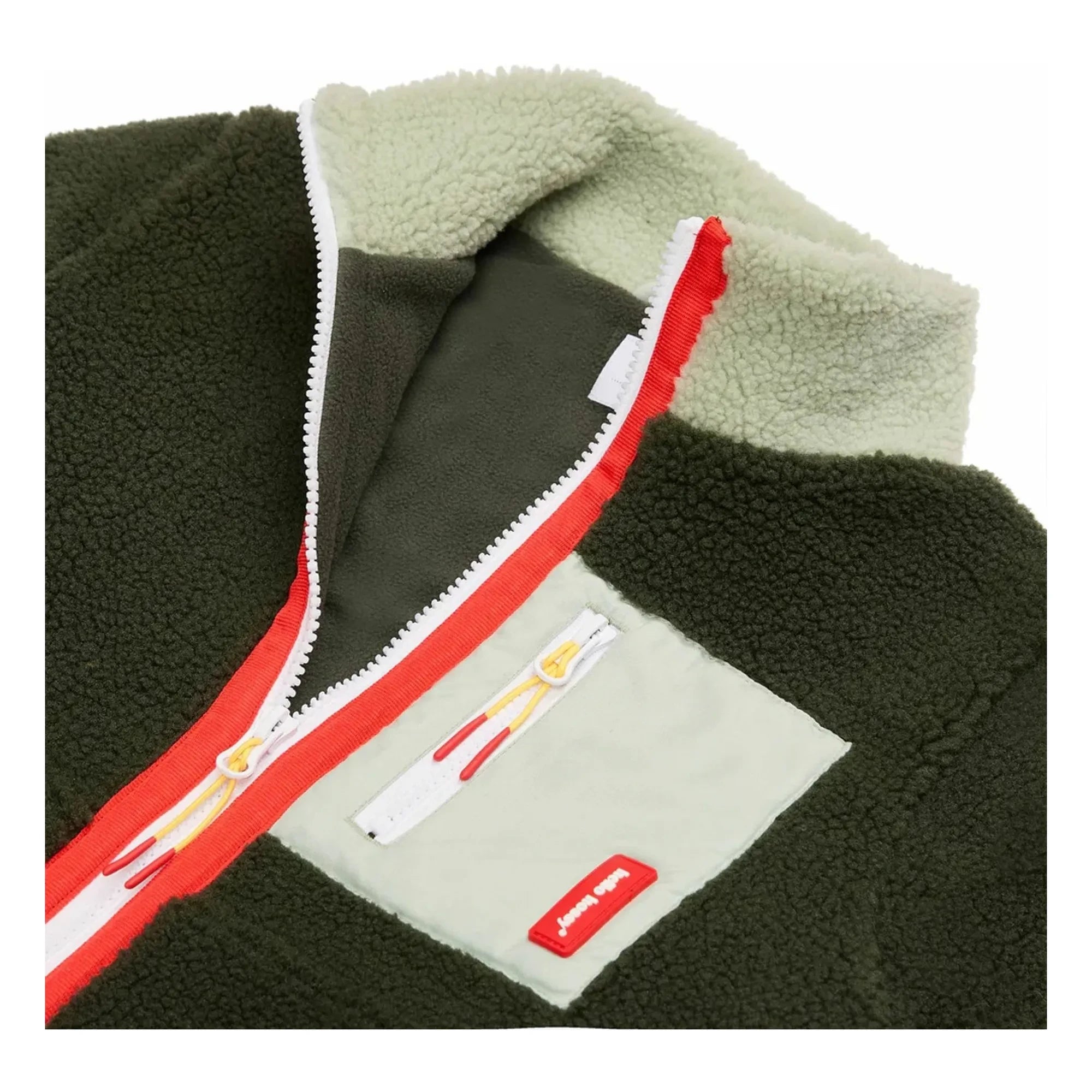 Hello Hossy - Chaqueta de forro polar Forest | Caqui oscuro