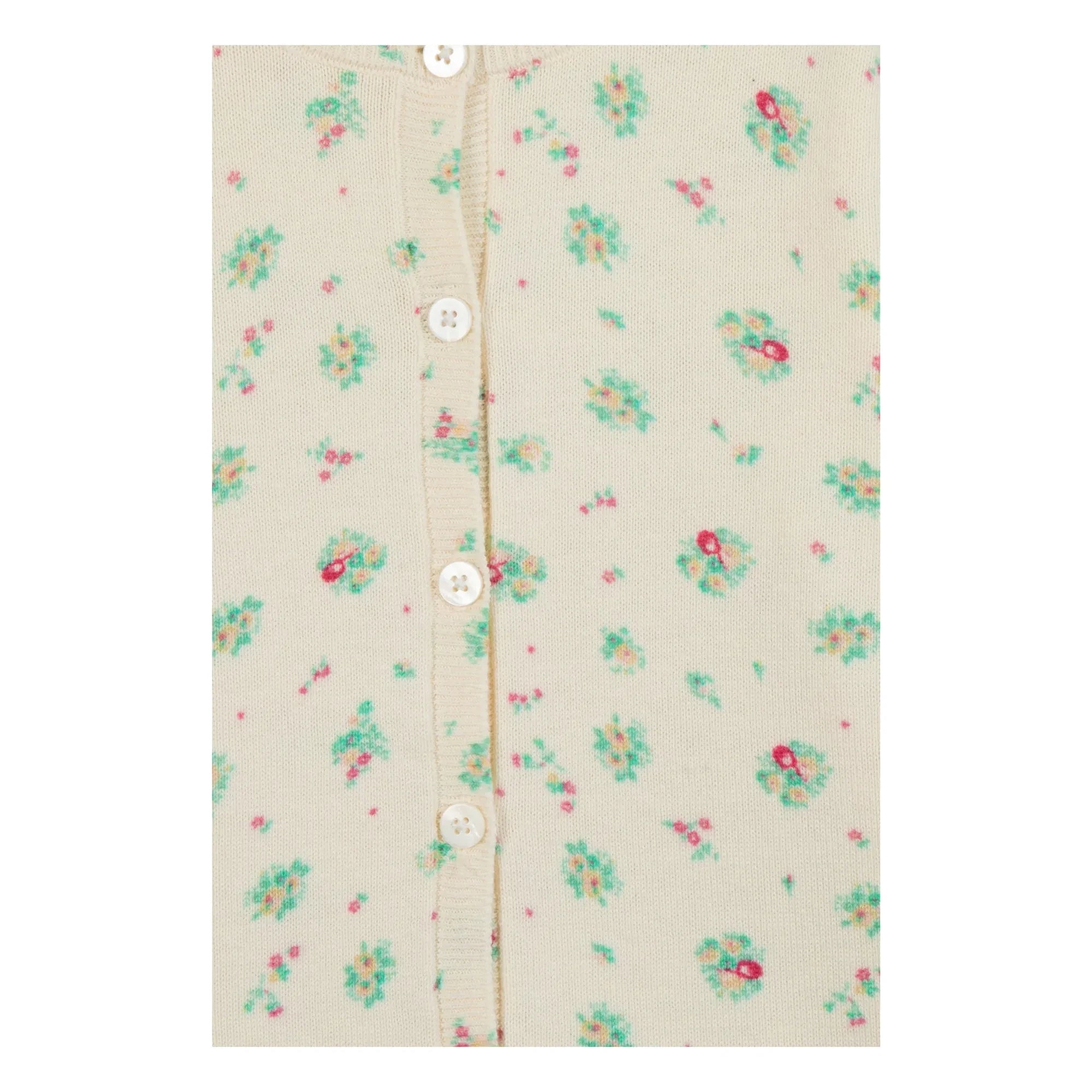 Bonton - Cárdigan Lilou Coco Bouquets | Crema