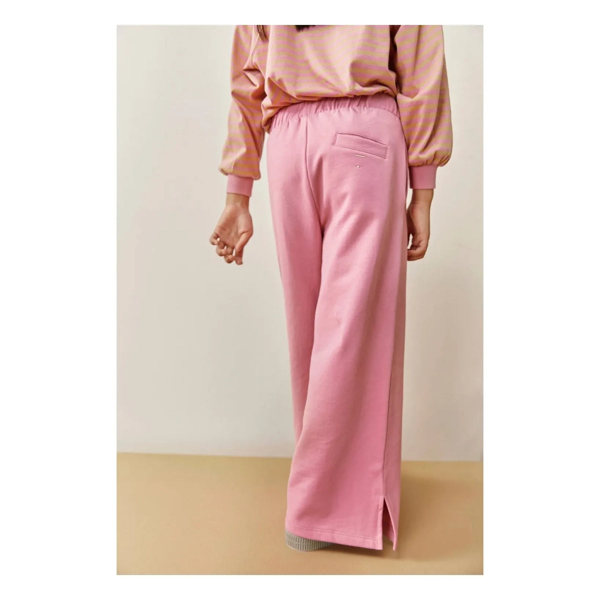 Gray Label - Pantalón de campana orgánico con aberturas | Rosa