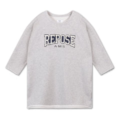 Repose AMS - Cómodo vestido de algodón orgánico | Gris