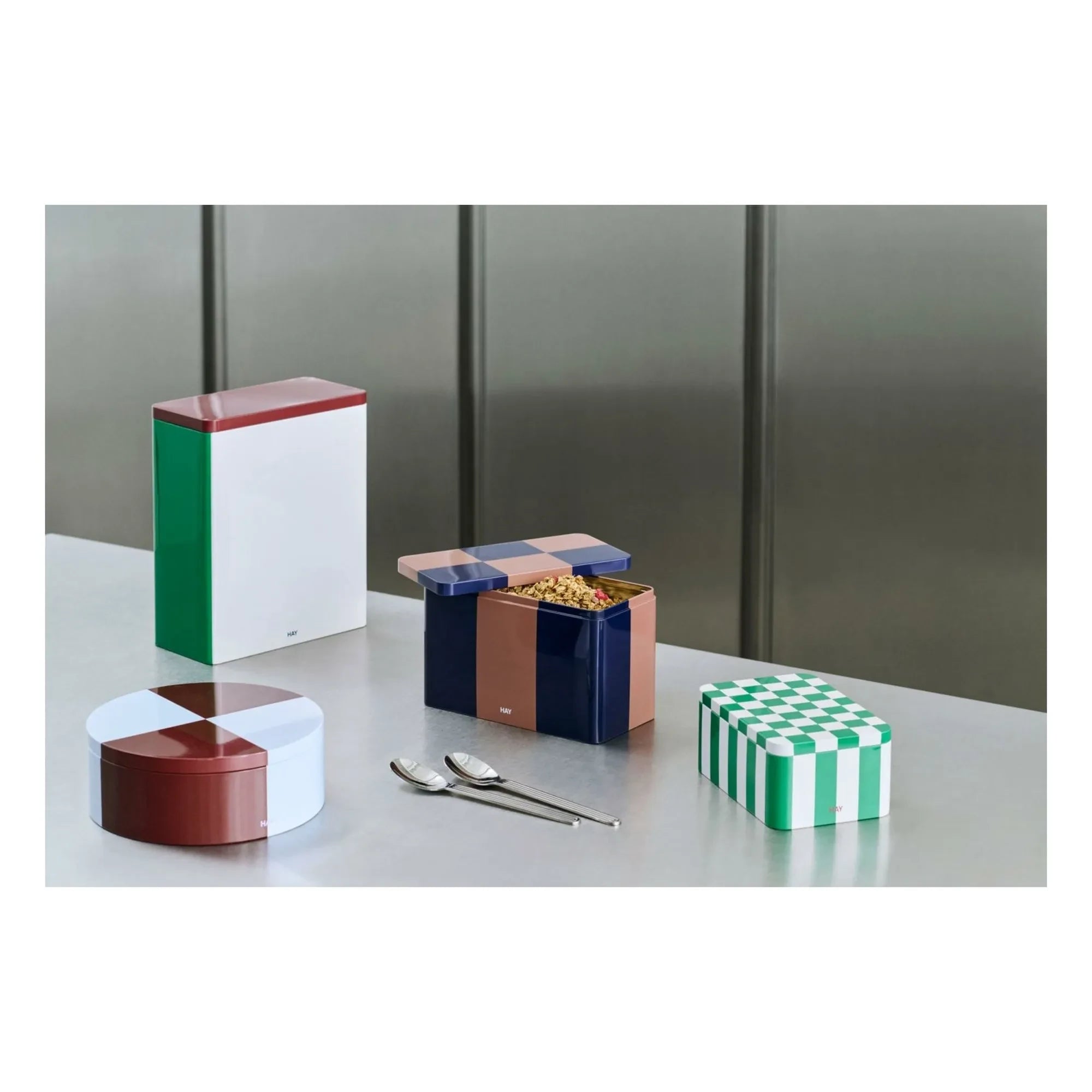Hay - Caja metálica de almacenaje | Verde