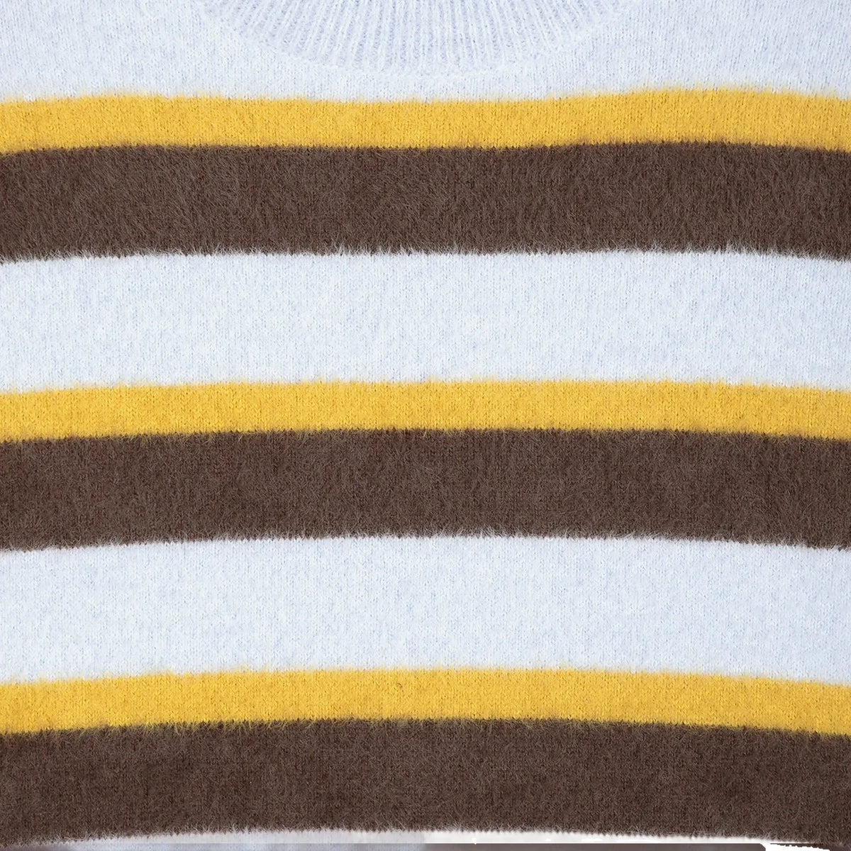 Bobo Choses - Jersey de rayas de lana merino | Marrón