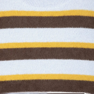 Bobo Choses - Jersey de rayas de lana merino | Marrón