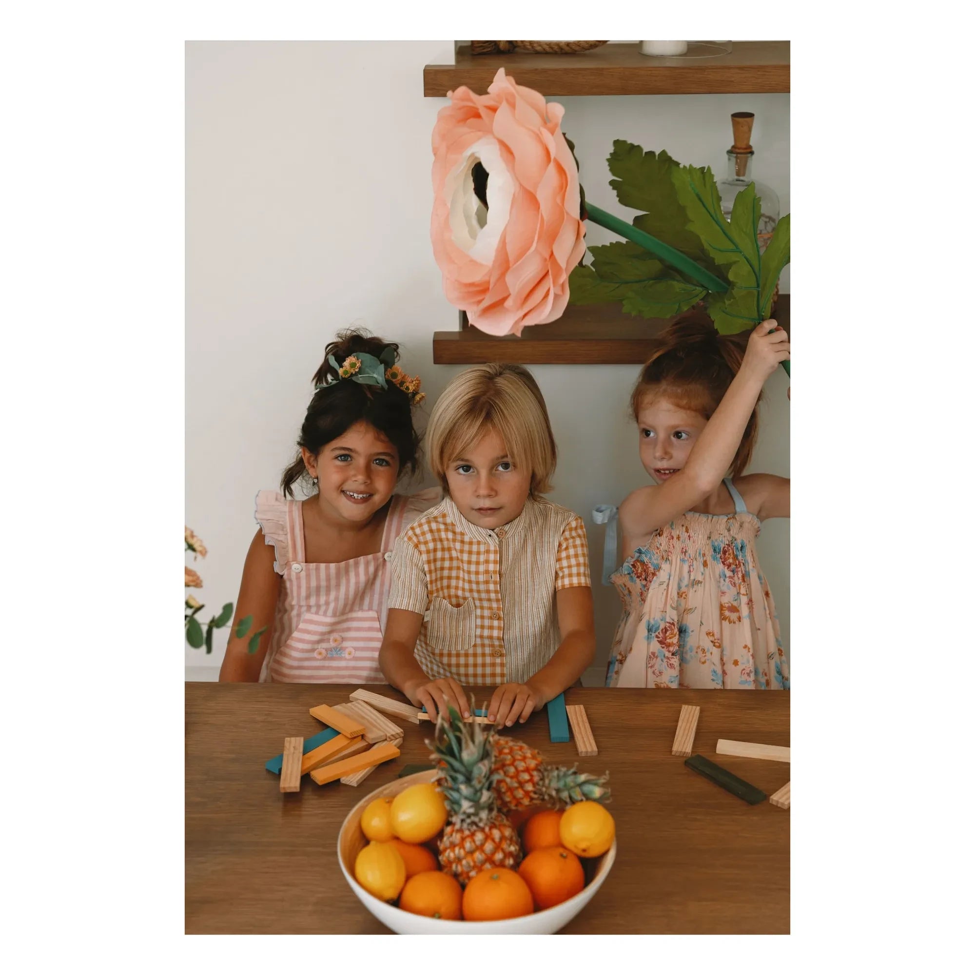 Lilinoa - Camisa de retales Alphonse | Caramelo