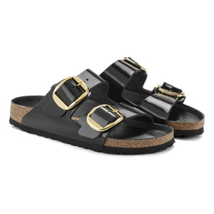 BIRKENSTOCK - Sandalias Arizona Big Buckle Charol | Negro