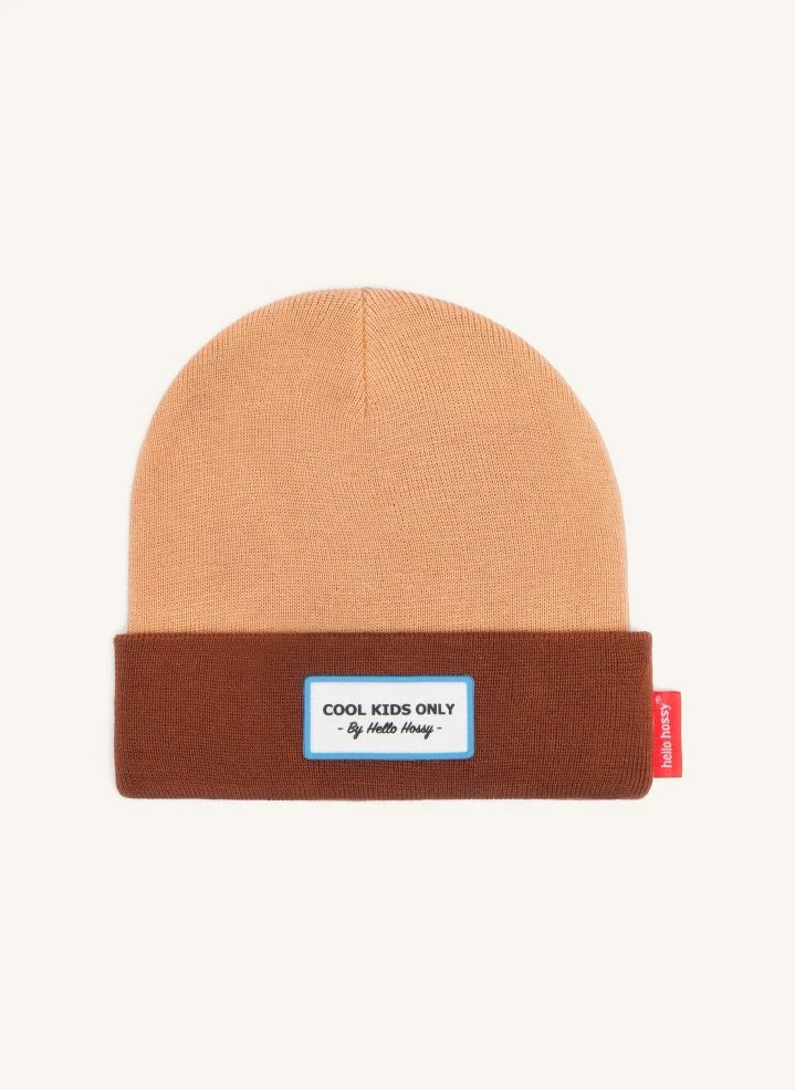 Hello Hossy - Gorra de algodón orgánico con bloque de color urbano | Marrón