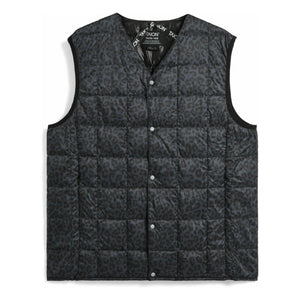 Taion - Chaleco sin mangas con cuello de pico | Negro