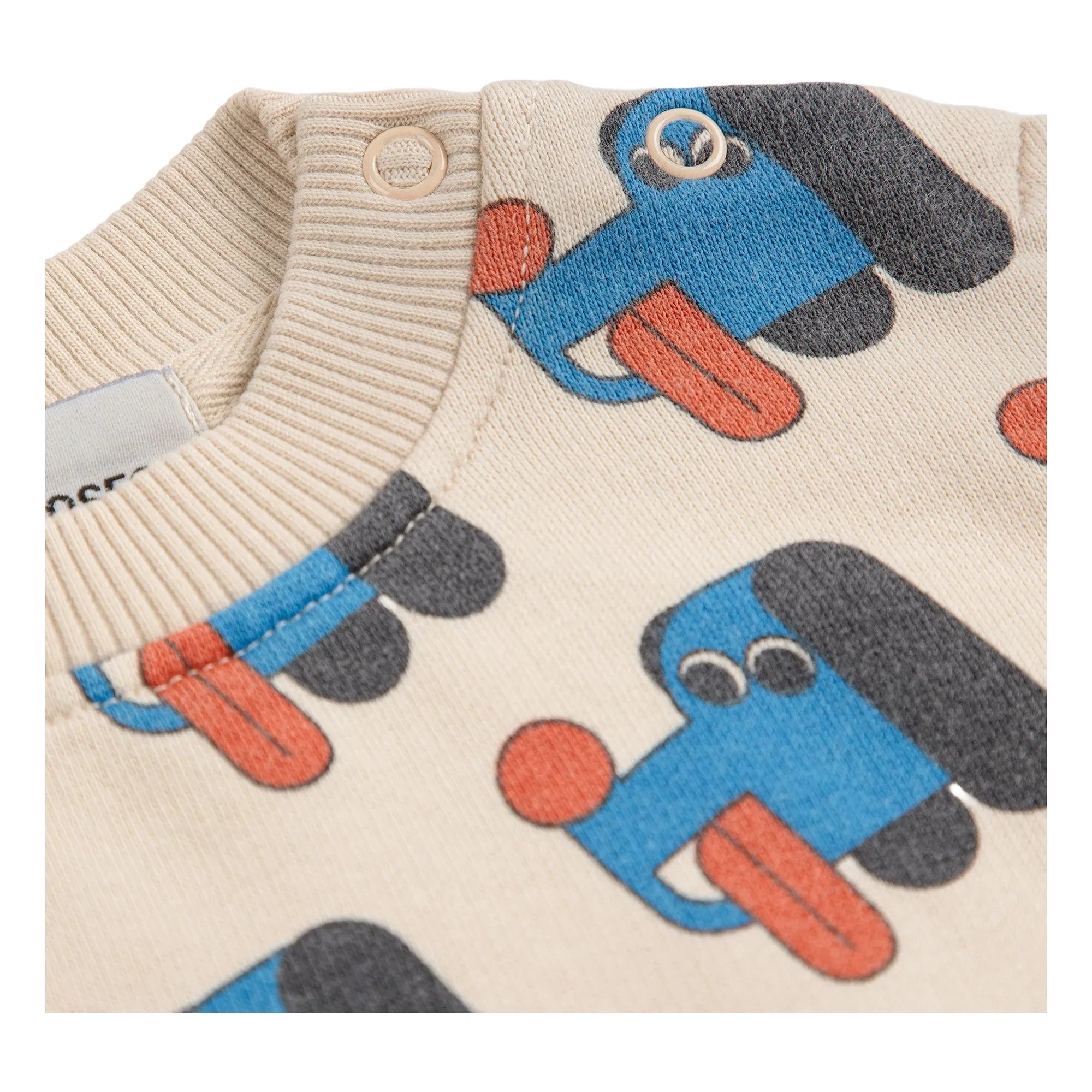 Bobo Choses - Sudadera Dogs Algodón Orgánico | Beige