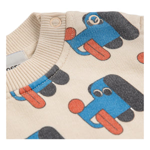 Bobo Choses - Sudadera Dogs Algodón Orgánico | Beige