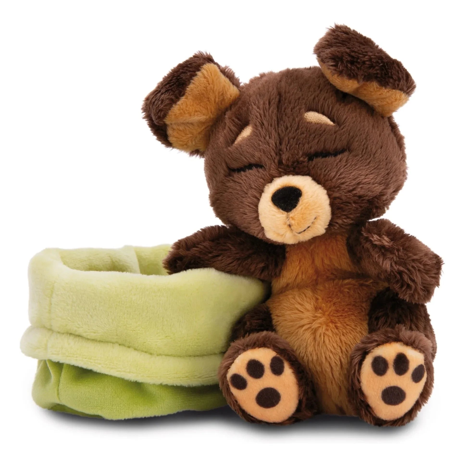 Nici - Perro de Peluche Mascotas Durmientes | Marrón